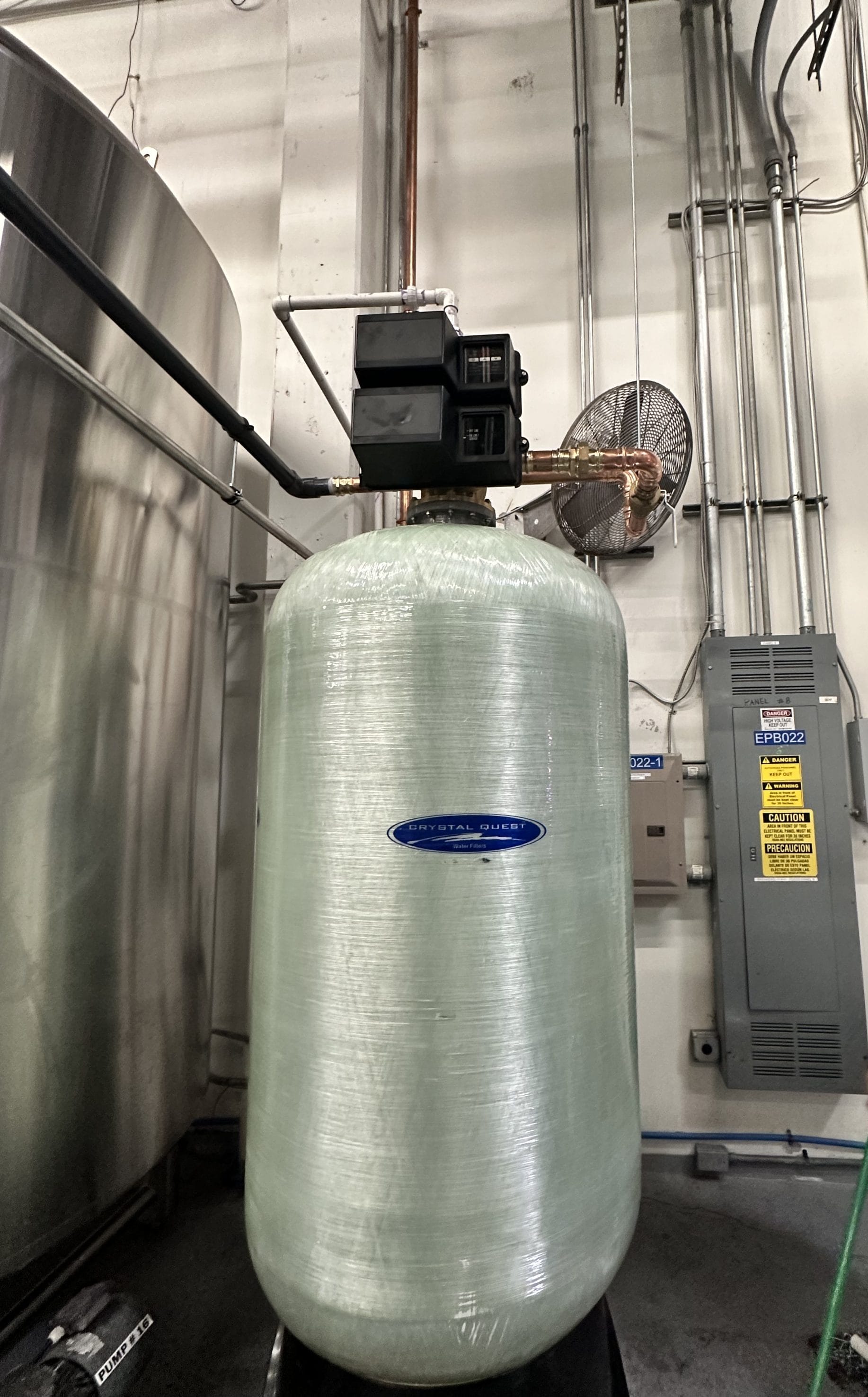 Commercial Water Filtration System in Industrial Setting
